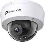 TP-Link VIGI 5MP Full-Colour Dome Network Camera, 120 dB WDR, AI Detection, IK10