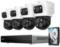 eufy PoE NVR Security System S4 Max, &Uuml;berwachungskamera Au&szlig;en, 360&deg; PTZ 