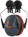 JSP SONIS COMPACT Aufsteck-Geh&ouml;rschutz - 31 dB SNR - Grau/Orange - Ohrensch&uuml;tzer