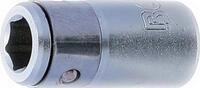 BGS 8213 | Bit-Adapter mit Haltekugel | Innenvierkant 6,3 mm (1/4") | Innensechskant