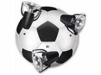 LED Deckenleuchte Fußball schwarz weiß für 3x LED Lampe max 40 Watt