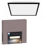 Philips Hue White Ambiance Aurelle LED Panel Light [60 &times; 60 cm &ndash; Black] for...