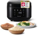 Panasonic SR-DA152KXE Automatischer Reiskocher mit Dampfgarer, 1,5 Liter, 8 Tassen,