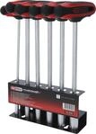 KS Tools KS 159 Tools 158.5 CHROMEplus T-Griff-Nussschraubendreher-Satz, 6-tlg.,