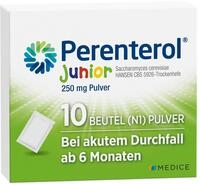 Perenterol junior 250 mg Pulver 10 Sachets - Durchfall Medikament zur Vorbeugung &