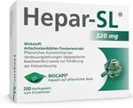 Hepar-SL 320 mg bei Verdauungsst&ouml;rungen | 200 Hartkapseln | befreit von