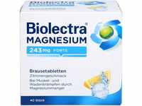 Biolectra Magnesium 243 forte Zitrone, 40 Brausetabl, 100 g, 1 stück, Farblos
