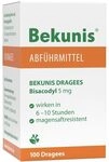 BEKUNIS Dragees Bisacodyl 5 mg magensaftres.Tabl. 100 St
