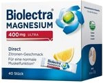 Biolectra Magnesium 400 mg Direct Sticks Zitrone, 40 St&uuml;ck: F&uuml;r eine normale