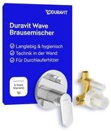 Duravit Wave Wannenarmatur Set f&uuml;r 2 Verbraucher, inkl. Fertigmontageset mit