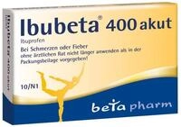Ibubeta 400 akut - 400 mg Ibuprofen Filmtabletten - Schmerztabletten gegen...