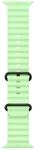 Apple Watch Band - Ocean Band - 49 mm - Neongr&uuml;n - One Size, Fluoroelastomer