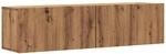vidaXL TV-Wandschrank Artisan-Eiche 120x30x30 cm Holzwerkstoff