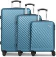 CHECK.IN Koffer-Set 3-teilig f&uuml;r Damen und Herren | Reise-Trolleys 52 x 30 x...