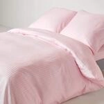 Homescapes 2-teiliges Damast-Bettw&auml;sche-Set rosa, &auml;gyptische Baumwolle mit