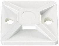 Klebesockel f&uuml;r Kabelbinder 3.6 mm Selbstklebend Inhalt: 100 St&uuml;ck