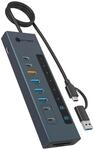 ICY BOX 11-in-1 Hub mit PD Ports und Kartenleser IB-HUB1742CR-C2PD