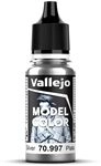 Vallejo, Model Color, Acrylfarbe, 17 ml metallic silver