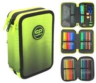 CoolPack XXL Dreifach-Federm&auml;ppchen f&uuml;r Jungen - 3-Fach Schul-Etui, Ombre-Design,