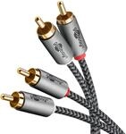 goobay 65294 Stereo Cinchkabel 3m / 2X Cinch-Stecker zu 2X Cinchstecker/RCA Kabel