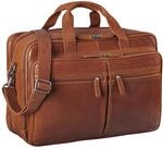 STILORD Gigantus XXL Aktentasche Leder Laptoptasche 17,3 Zoll bis 19 Zoll Sehr Gro&szlig;e