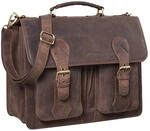 STILORD Kronos Aktentasche Leder Herren Lehrertasche Leder-Tasche B&uuml;ro Business