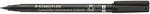 Staedtler Lumocolor permanent Dry Safe 310 CDs-9 CD/DVD Marker Schwarz, 5 St&uuml;ck