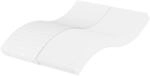 vidaXL Schaumstoffmatratze Wei&szlig; 140x190 cm H&auml;rtegrad H2 H3