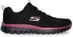 Skechers Graceful - Get Connected 12615-BKMV, Women Sneakers, Black, 38 EU