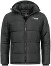Arctic Seven Herren Winter Stepp Jacke gesteppte Winterjacke warm Kapuze AS-333