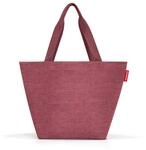 reisenthel shopper M in twist maroon &ndash; Ger&auml;umige Shopping Bag und edle Handtasche