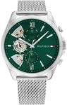 Tommy Hilfiger Multi Zifferblatt Quarz Uhr f&uuml;r Herren mit Silbernes