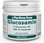 Glucosamin HCl 100% rein Pulver 500 g | D-Glucosamin HCl - Reinheit mind. 99 %...