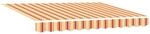 vidaXL Markisenersatzstoff Gelb und Orange 330 x 195 cm Polyester