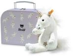 Steiff Kuscheltier Unica-Schlenker-Einhorn im Koffer, S&uuml;&szlig;es Stofftier, Kinder,