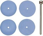 Proxxon 28294 elastische Silikonpolierer, rad-Form 22mm, 10 St&uuml;ck, Silber