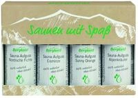 Bergland SAUNEN MIT SPASS Sauna-Aufguss-Set, 4 x 50 ml