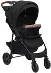 vidaXL 2-in-1 Kinderwagen Anthrazit Stahl