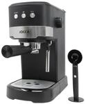 Jocca Espresso-Kaffeemaschine 20 Bar, 1100W, Doppelauslauf, 1,25L Tank,