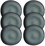 Villeroy & Boch like. by Lave gris 6x Speiseteller, 28 cm, Steingut, grau