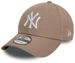New Era New York Yankees MLB League Essential Hellbraun Wei&szlig; Verstellbare 9Forty Cap