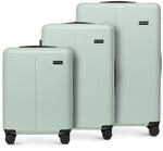 WITTCHEN Stripes Line Kofferset 3-teilig | ABS-Hartschalenkoffer, 4 Rollen 360&deg; 
