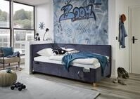 Meise M&ouml;bel Kinderbett Fun 90x200 cm | Bettgestell | Kopfteil & R&uuml;ckenteil glatt 
