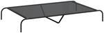 vidaXL Hundebett Erh&ouml;ht Schwarz 150x90x20 cm Textilene und Stahl
