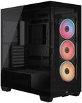 CORSAIR 3500X LX-R RGB iCUE LINK Panoramaglas Mid-Tower-PC-Geh&auml;use &ndash; 3 x LX120-R