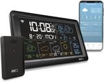 EMOS GoSmart - WiFi-Wetterstation mit Funk-Au&szlig;ensensor und App - Farbdisplay,