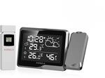 Kienzle Wetterstation Funk mit Au&szlig;ensensor, Projektion, DCF Uhr