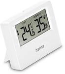 Thermometer und Hygrometer "Ebro", digital, f&uuml;r innen oder au&szlig;en, Wei&szlig;