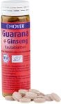 Hoyer Guarana & Ginseng-Kautabletten 60 Tabletten, 1er Pack (1 x 30 g) - Bio