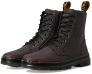 Dr. Martens Unisex Combs Leather Gunmetal SaddlebackPlatform